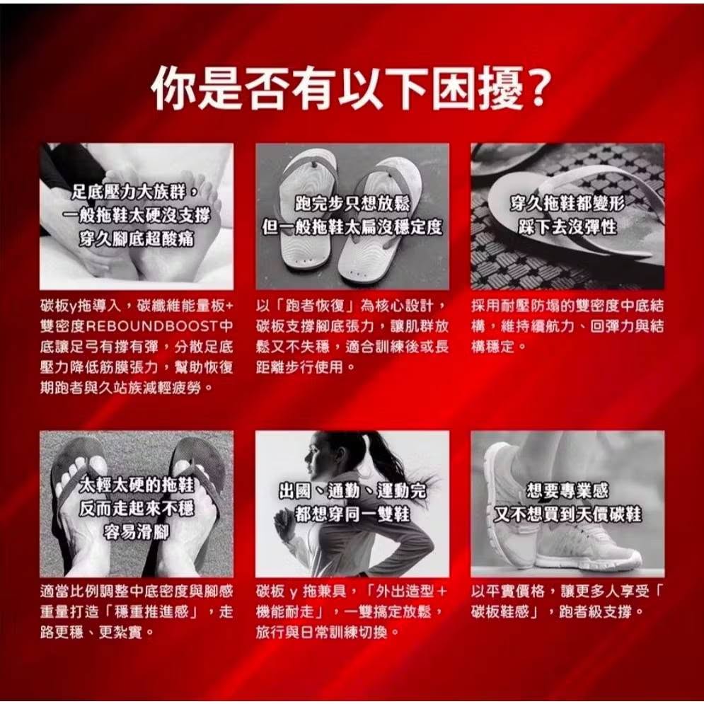 嘉鴻運動用品 碳板Y拖宣傳看板